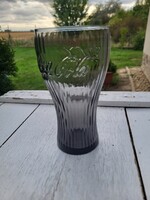 Coca-Cola glass_striped_gray