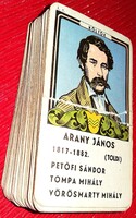 1920s-40s Scruzina Anna Vágújhely (?) antique HUNGARIAN CELEBRITIES CARD GAME complete RARITY