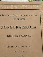Kálmán György-Molnár Antal Senn Irén Zongoraiskola Kezdők számára Összefoglaló anyag II. füzet