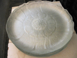 Retro arcoroc FRANCE napraforgó mintás tortás tálca, nagy tányér, pizzás tányér