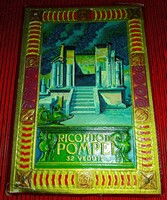 1950'S POMPEI EMLÉKKÖNYV -KÉPES könyv 32db ff. fotóval HIBÁTLAN GYŰJTŐI a képek szerint