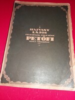 1919. Hatvany Lajos - Feleségek felesége Petőfi, mint vőlegény könyv a képek szerint PALLAS