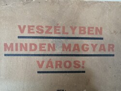 VESZÉLYBEN MINDEN MAGYAR VÁROS! írta PETRÓCZY ISTVÁN NY. REPÜLŐ EZREDES