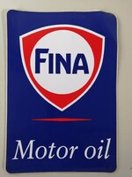 FINA MOTOR OIL - LARGE SIZE STICKERS 3 PCS