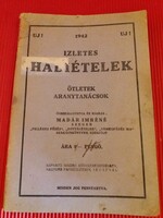 1942.Madár Imréné-Izletes hadiételek Ötletek, aranytanácsok-könyv képek szerint SZERZŐI MAGÁNKIADÁS