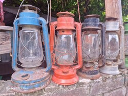 Régi viharlàmpák antik vihar làmpa népi paraszt kultúra régi világítás