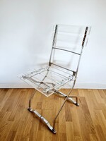 Vintage Maison & Jardin plexi szék, LV 1176
