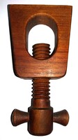 Antique carpenter's tool, wooden vice, PERFECT CONDITION, 22x9 cm as shown in pictures