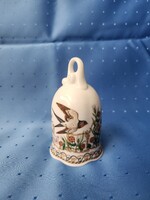 3rd German Hutschenreuter Ceramic Collectible Bell August