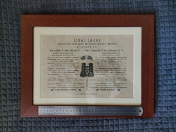 Régi reklám plakát