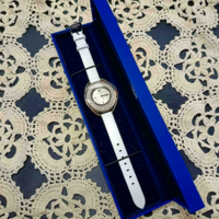 New Swarovski women's watch - with white strap, in original box