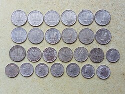Magyarország 26 db Különböző Érme 5,10,20 Fillér 1956-1989