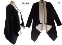 Vastag, meleg Zara Knit kardigán, pelerin,  L/XL-es 463