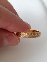 Xuping arany színű karika gyűrű 57-es méretű