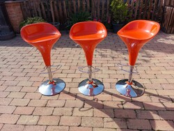 3pcs Retro Bar Stools / Bar Chairs