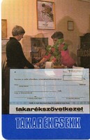 Kártyanaptár: Takarékszövetkezet.