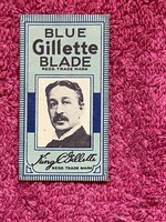 Retro,borotvapenge,zsilett,eredeti csomagolásban,fellelt állapotban. BLUE Gilette BLADE márkájú.