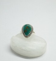 Ezüst gyűrű VALÓDI TÜRKIZ kővel 55-ös méret