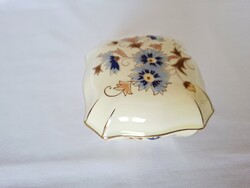 Zsolnay Nagy Búzavirágos Bonbonier/Ékszertartó (25. 259.)