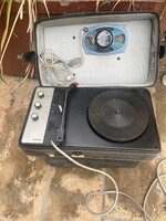 Tesla táskás lemezjátszo hangszorós