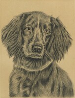 Magyar művész 1930 körül : "Jóbarát"