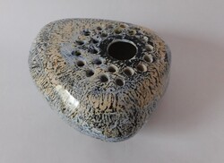 Retro kerámia ikebana "kavics tál"