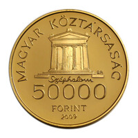 Kazinczy Ferenc arany 50000 Forint 2009 PP 10g Au986