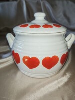 Granite Heart-Shaped Spice Container