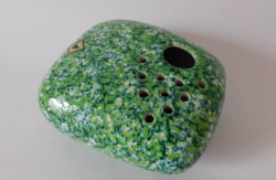 Retro kerámia ikebana "kavics tál"