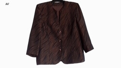Elegáns selyem brokát blézer L-es 863