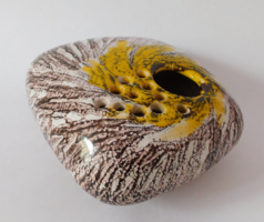 Retro kerámia ikebana "kavics tál"