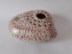 Retro kerámia ikebana "kavics tál"