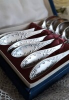 Ezüstözött teás kanál készlet