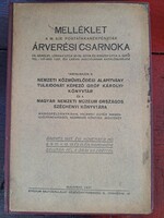 Árverési közlöny - Hosszú, olvasd el a képről - 1937. november