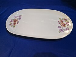 Alföldi tölcsér virágos pecsenyés tál tányér