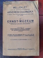 Árverési közlöny - Ernst Múzeum papírrégiség aukciója - 1939. febr