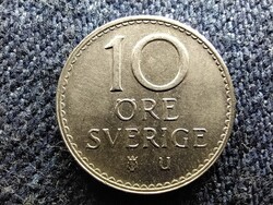 Svédország VI. Gusztáv Adolf (1950-1973) 10 Öre 1972 U
