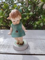 Bodrogkeresztúri kerámia_Katicás kislány