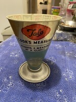 Tala ritka régi angol mérőpohár, mérőedény