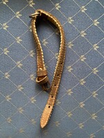 Bőr kiskutyának való nyakörv. 36 cm hosszú.