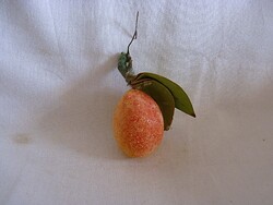 RÉGI KARÁCSONYFADÍSZ - VATTA GYÜMÖLCS!