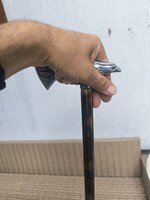 Sétápàlca fokos  balta díszes túrabot Sas fej feliratos