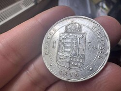 1870 GYF Ferencz József ezüst 1 forintos