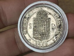 1870 KB Ferencz József ezüst 1 forintos