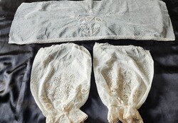 HUNGARICUM ANTIK BLÚZ RÉSZEK HÖVEJI HÖVEJ PÓKÓLÁS HÍMZETT HÍMZÉS APRÓLÉKOS KÉZIMUNKA MÚZEÁLIS