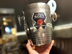 Vintage 1980-as évekbeli Moët & Chandon pezsgőhűtő jégveder