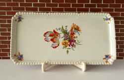 Antik Union Gottfried & Vielgut Kézi Festésű Porcelán Tálca.1921-1939