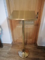 Kiállító pult, 118 cm, arany színű
