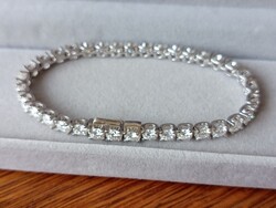 Moissanite diamond 925 silver bracelet with 0.3 Ct stones