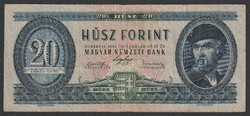 1947. Kossuth címeres 20 Forint.